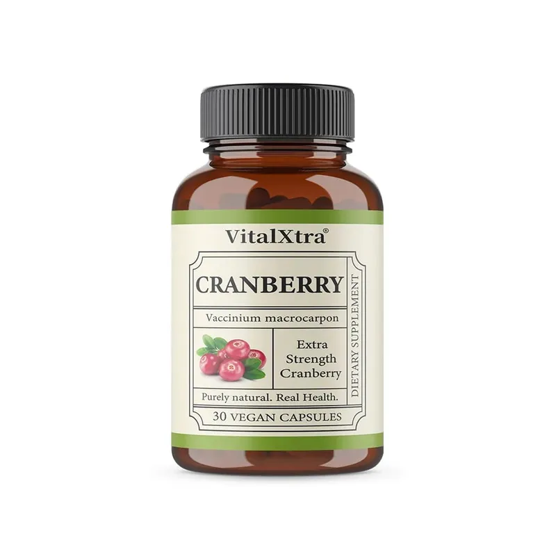 Cranberry Capsules - Supports Cardiovascular Health Enhances Immunity Supports Urinary Tract Health