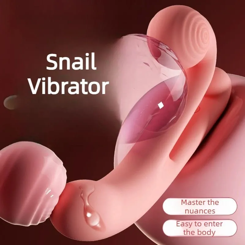 Pink Snail Vibrator 10 Modes G-spot Dildo Penetration Flexbile Snail for Perfect Clit Fit Stimulaiton Pleasur Sex Toy for Woman — image 2