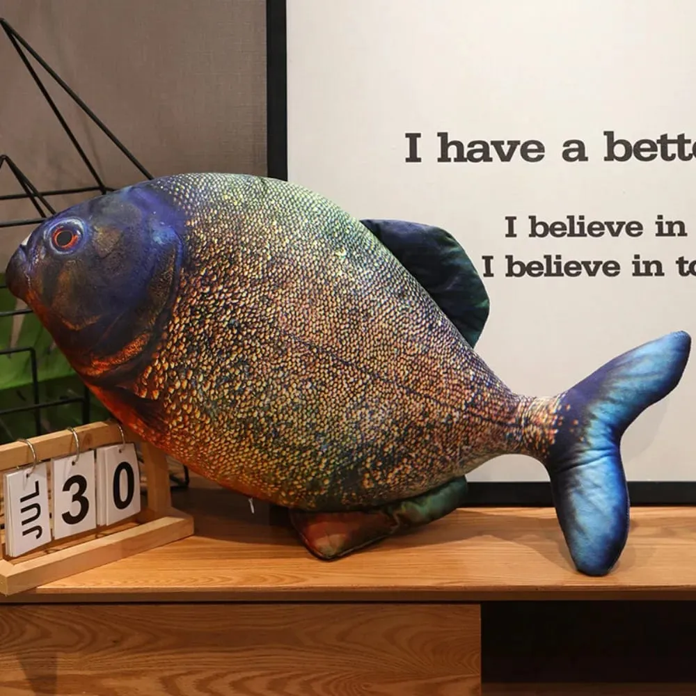 Perch Simulation Fish Plush Pillow Grouper Stuffed Cartoon Fish Plush Toy Soft Lovely Fish Anime Pillow Dolls Living Room — image 16