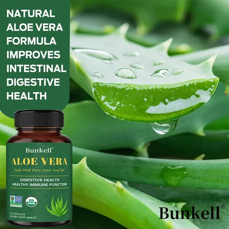 Aloe Vera Supplement - Made with Organic Aloe Vera Support Digestion Skin and Joint Health for Men and Women — image 4