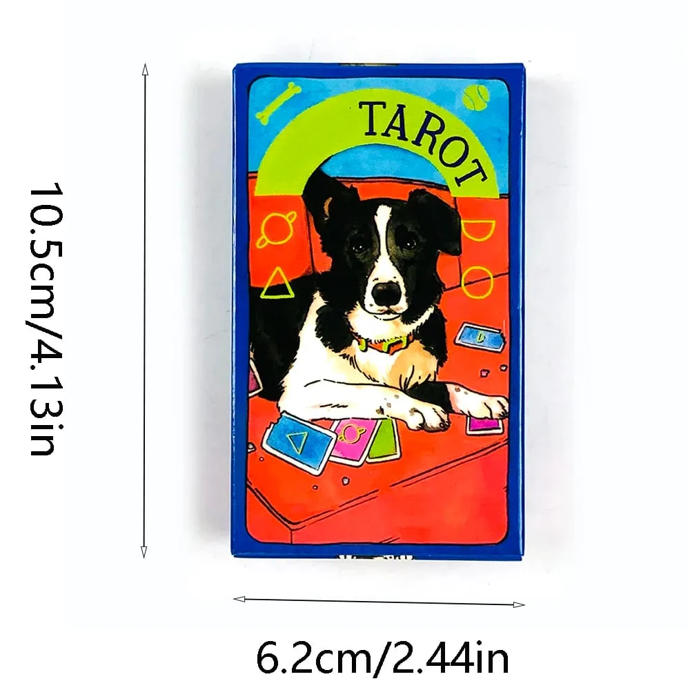 Dog Tarot Cards Cute Dog Theme Tarot Deck 78 Cards Divination Game Cards Game for Fate Prediction Family Party Leisure Game — image 6