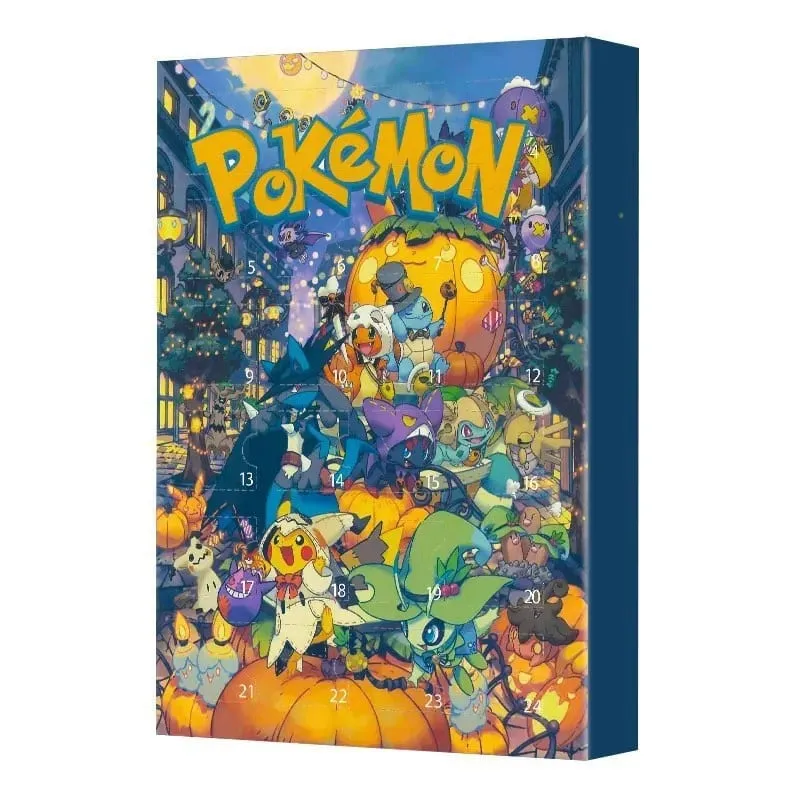 24 ΤΕΜ/Σετ Pokemon Christmas Advent Calendar Cute Pikachu Charizard PVC Μικρή φιγούρα anime Κουτί έκπληξη Δώρο γενεθλίων απόκριες — image 5