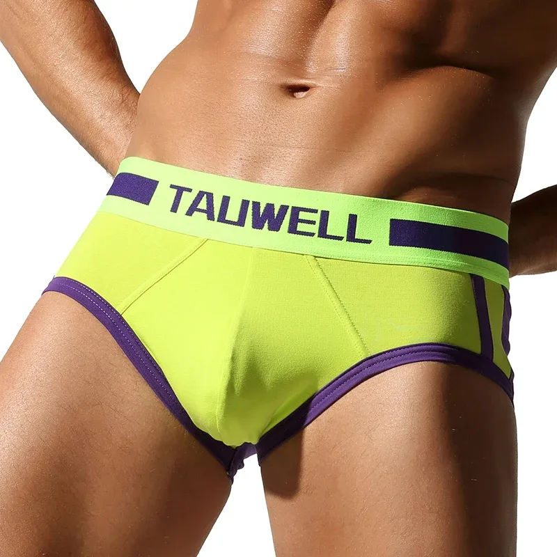 Men's Triangle Underwear, Tight Fitting, Low Waist, Color Blocking, Sexy, Youthful, Breathable and Comfortable — image 15