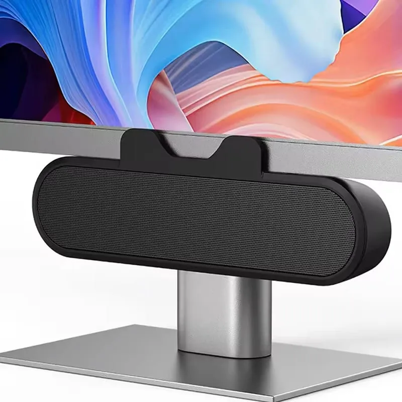 Mini Soundbar Speaker Clip Portable USB Wired Computer TV PC Laptop Desktop Subwoofer Sound Box Music Caixa De Som Bocina Coluna