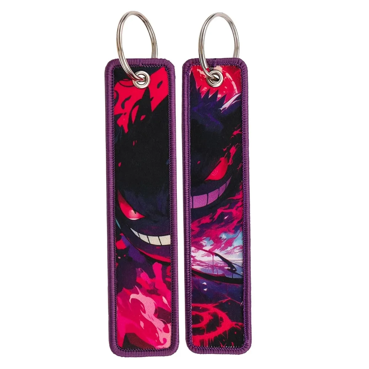 HOT Sale Pokémon Anime Monsters Keychain for Cars Backpack Key Holders Embroidery Keyrings Key Tag Jet Tag Accessories Gif 1pcts — image 4