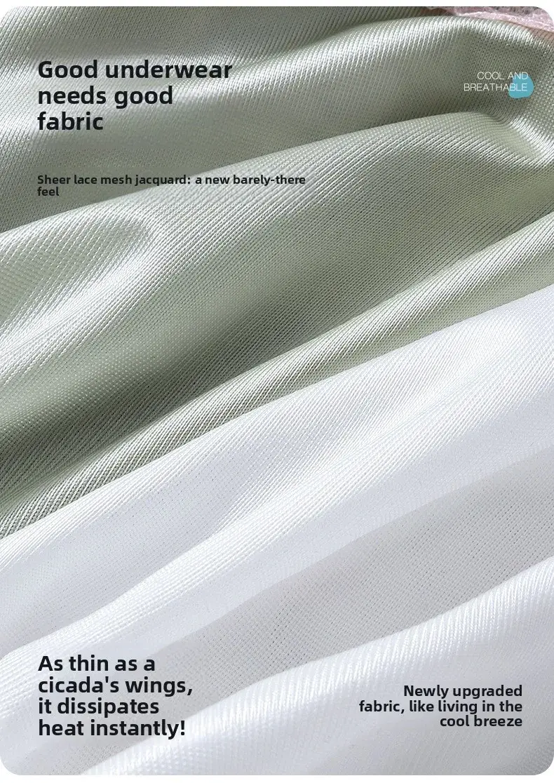 Men's Sexy Satin Lace Briefs 3D Contour Pouch Scalloped Trim Mesh Patchwork Ultra Smooth Low Rise High Elastic Male Underwear — image 4