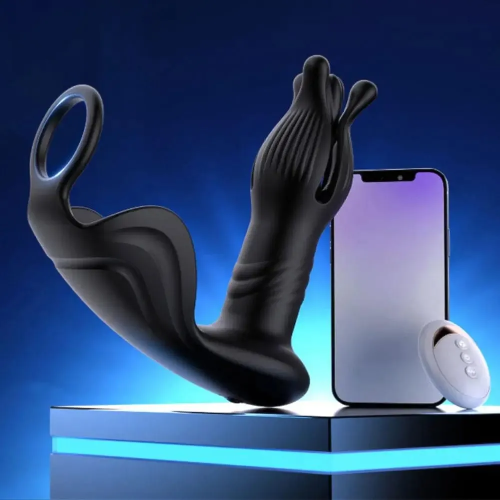 APP Bluetooth Anal Plug Vibrator Wireless Remote Control Prostate Massager Adult Sex Toys for Men Women Gay 18+ — image 4