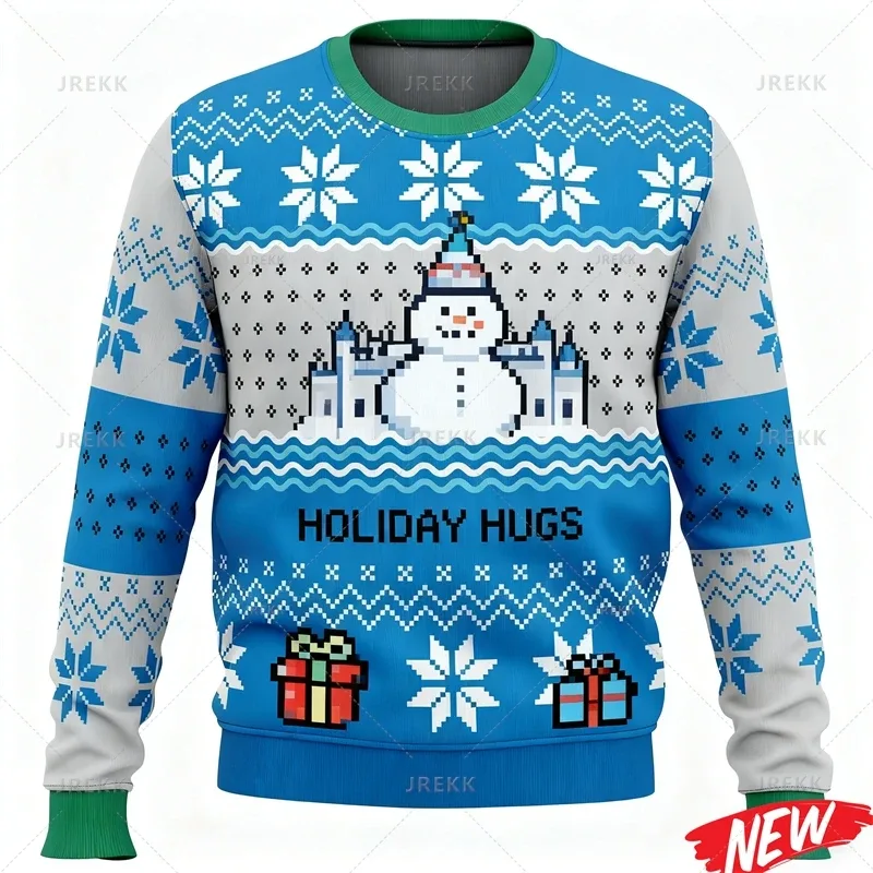 Cute Animal Ugly Christmas Sweater Men Women Fashion 3d Printed Merry Christmas Sweatshirt Colorful New Year Pullover Hoodies
