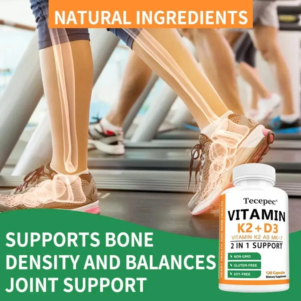 Vitamin D3 + K2 Softgels 2-in-1 Complex Bone Teeth & Immune Health Support Immune System Booster — image 4