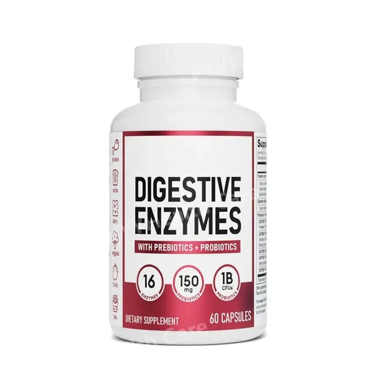 Probiotic Capsules Multi-Strain Probiotic with Organic Prebiotics Daily Digestive Health Supplement — image 8