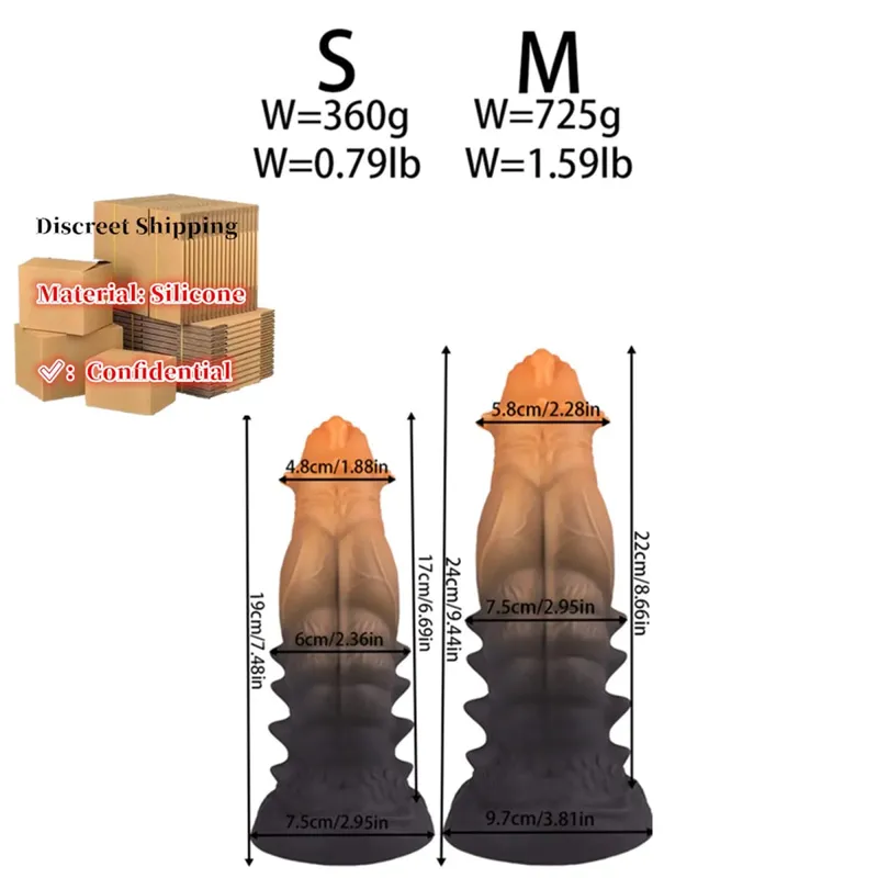 Big Anal Plug Monsters Enlargenmen Prostate Massager Huge Anal Dilator Butt Plug Anal Training Expansion Sex Toys For Women Men — image 16