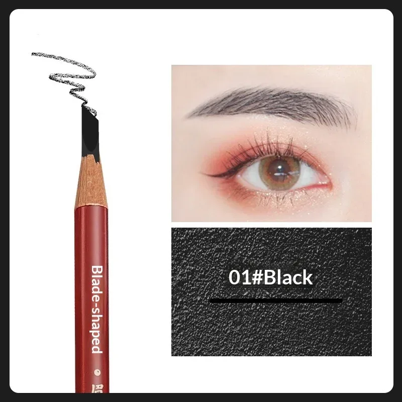 Precision Hard Core Eyebrow Pencil - Creates Natural Wild Brows with Microblading Effect Waterproof and Long Wearing