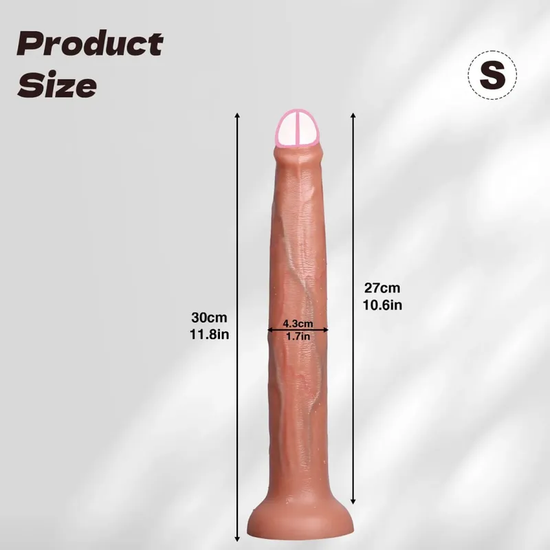 ealistic Long dildo Black Anal Plug with Suction Cup Long Penis Butt Plug Sex Toy for men Women Phallus Anal Dilator Stimulatio — image 10