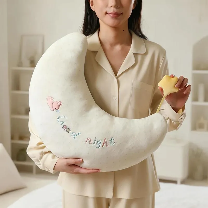 New Stuffed Cloud Moon Star Plush Pillow Soft Cushion Toys For Children Baby Kids Girl Christmas Gift Room Car Decor — image 6