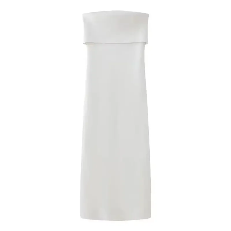 HH Elegant Strapless Maxi Dress for Women Sleeveless Off Shoulder Solid Bodycon Long Dresses Summer Casual Beach Party Evening — image 7