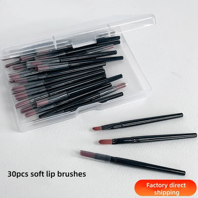 30pcs Disposable Lip Brushes Makeup Brushes Set Concealer Eyeliner Brush Make up Mini Tools for Cosmetic Applicator Makeup Tools