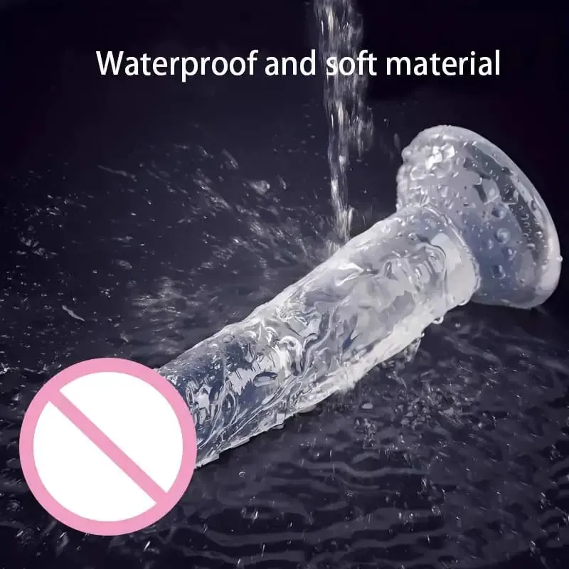 Super levné realistické měkké ženy erotické anální velké dildo přísavka Jelly Dick erotické hračky měkké klitorisy vaginální masturbátory penis