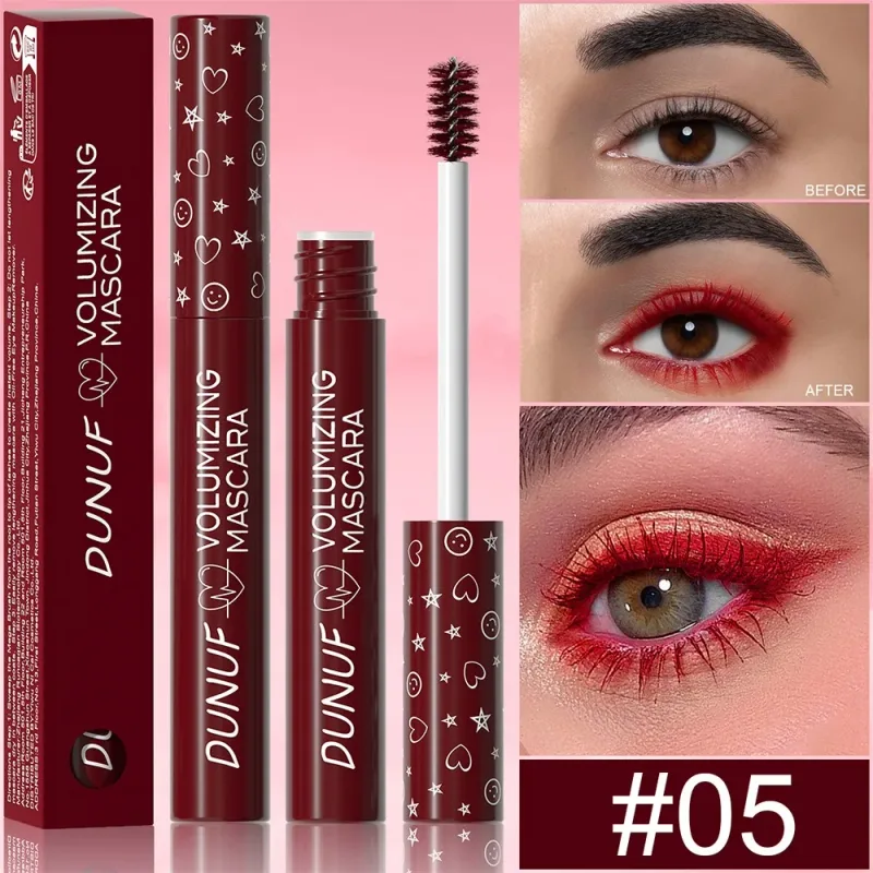 Colorful Eyelash Mascara 5D Silk Fiber Volume Curling Lengthening EyeLashes Extension Purple Blue White Waterproof Eye Makeup — image 10