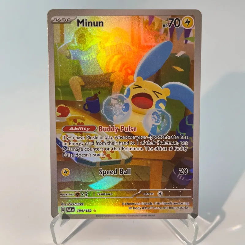 Paradox Rift PKM Cards PTCG3-C Tapu Koko Minun Rainbow Gengar ex Holographic Ex GX Rare Collection Battle Toys Gifts for Hobbies — image 12