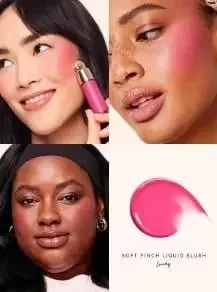 Bộ trang điểm Rare Beauty dạng lỏng nổi bật Giữ ẩm và không bị khô Phấn má hồng dạng kem Lustrous Moist Nature Liquid Blush