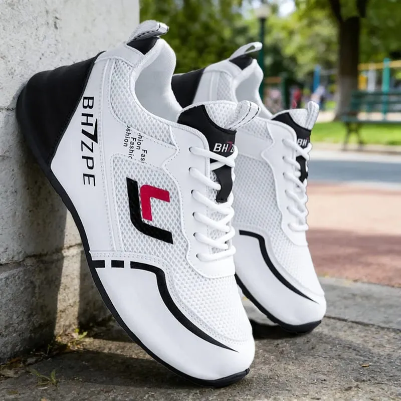 Men's Fashionable Low-Top Color-Blocked Breathable Mesh Running Sneakers — image 2