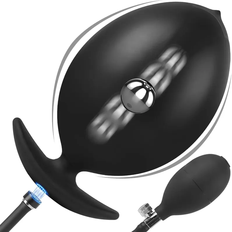 Inflatable Anal Plug Anal Dilator Huge Butt Plug Stimulate Sex Toy For Women/Men Masturbators Prostate Massager Big Anal Toys — image 10