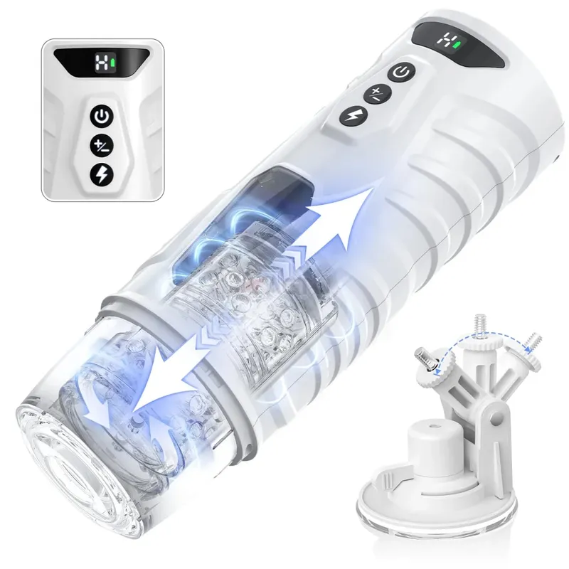 Automatic Masturbator for Men Telescopic Rotation Masturbation Cup with Handle Phone Stand Adult Goods Sex Toy for Men 18+ — image 9
