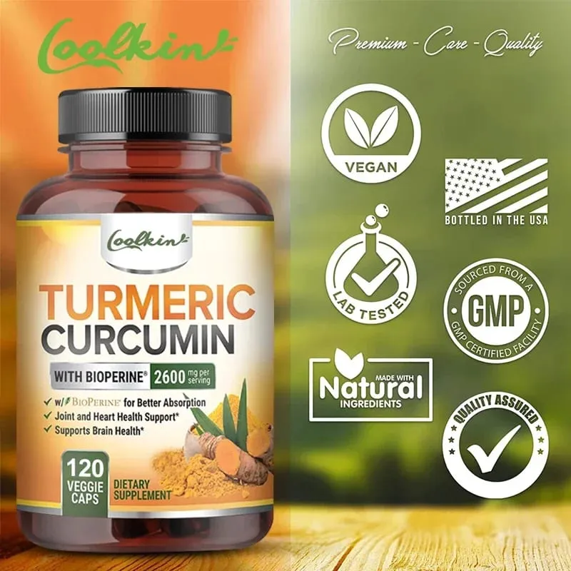 Triple Strength Turmeric Capsules with BioPerine 95% Curcumin Complex Supplement — image 5