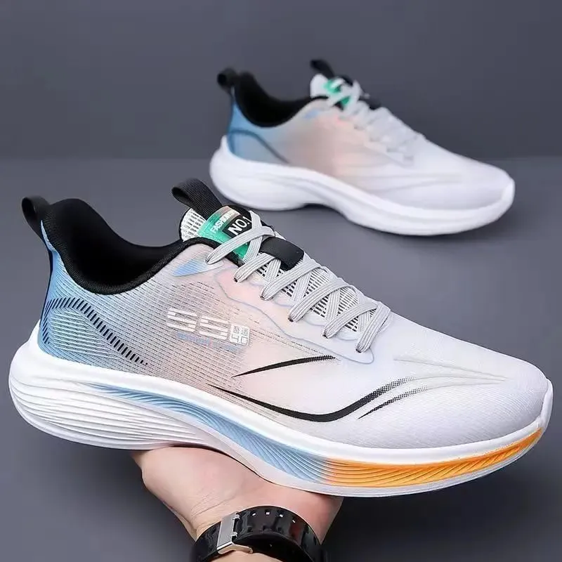 Breathable Mesh Men Shoes Lightweight Casual Sneakers Non Slip Soft Sole Running Shoes for Men Spring Summer — image 4