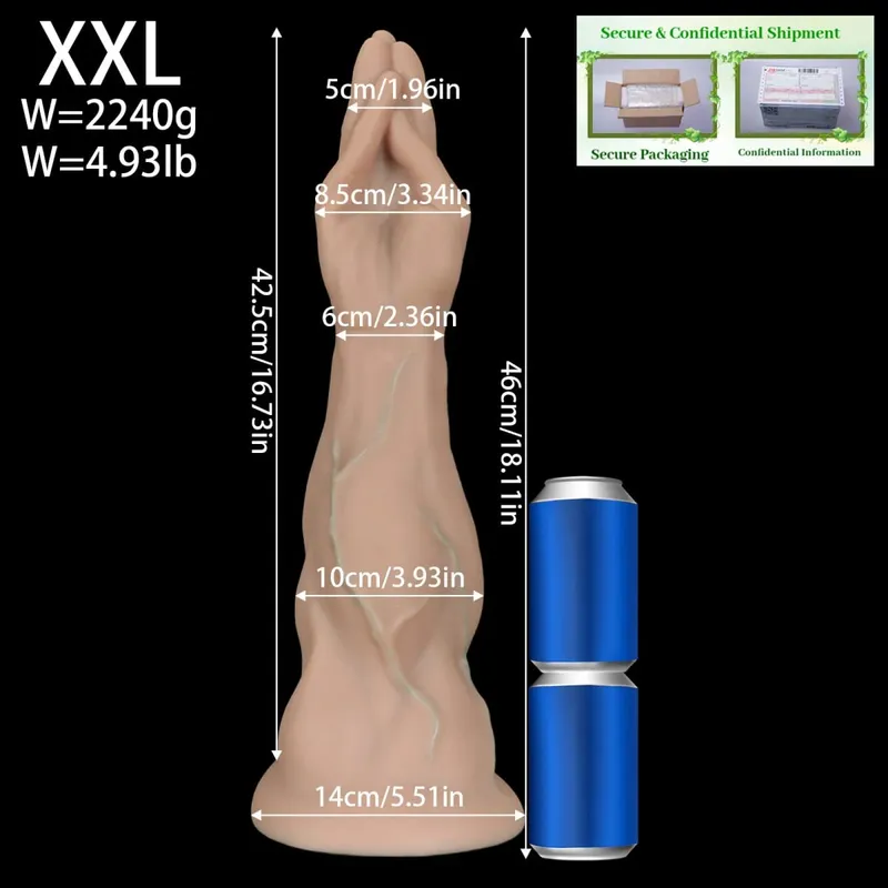 Huge Foot Fist Anal Plug Dildo BDSM Anal Plug Butt Plug Dilator Expander Huge Butt Anal Training Adult Sex Toy For Women Men 1