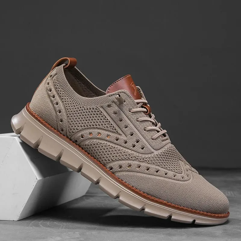 Men's Casual Shoes Mesh Breathable Business Office Shoes Designer Comfortable Soft Soled Fashion Shoes Sports Slip On Sneakers — image 9