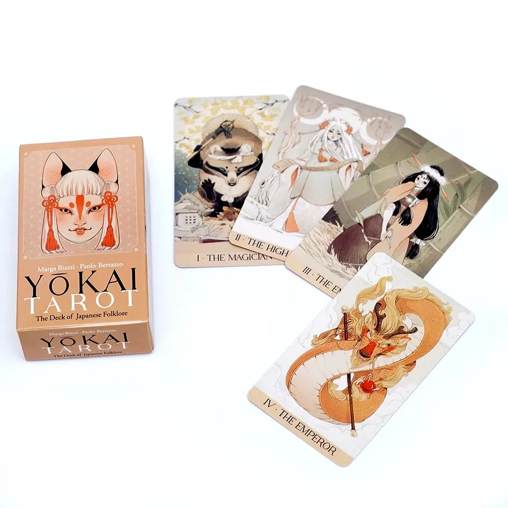 Yokai Tarot Deck Tarot Cards Rooted In Japanese Folklore English Version Board Game Family Telling Party Game Oracle Cards Toy — image 2