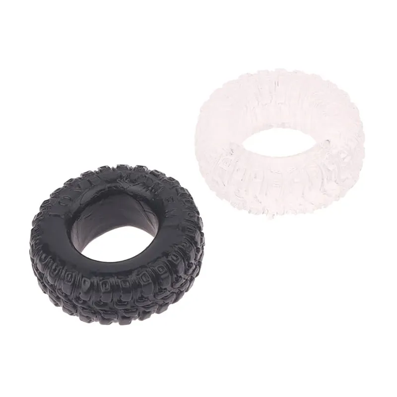 2 PCS/Set Soft Penis Cock Rings ng Lalaki Delay Ejaculation Testis Scrotum Restraint Mga Larong Pang-Adulto Mga Laruang Sex Para sa Mga Lalaki na magagamit muli — image 2