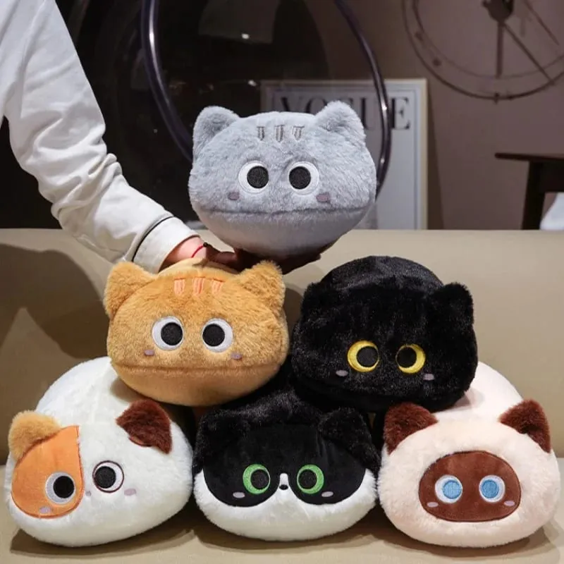 33cm Cat Plush Cushion Adorably Cat Stuffed Pillow Kawaii Throw Pillow Home Decor Toys Soft Sofa Cushion Creative Birthday Gift — image 3