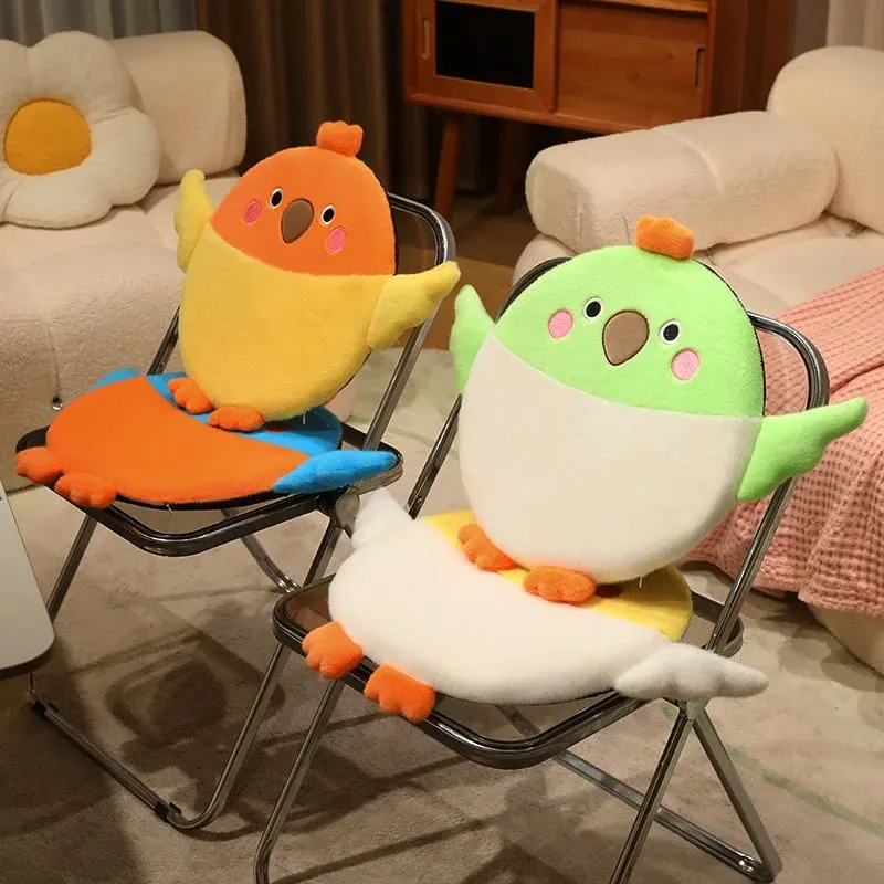 Bird Series Plush Cushion Squishy Stuffed Cushion Soft Floor Sofa Seat Cushion Home Decor Toys Creative Birthday Surprise Gifts — image 4