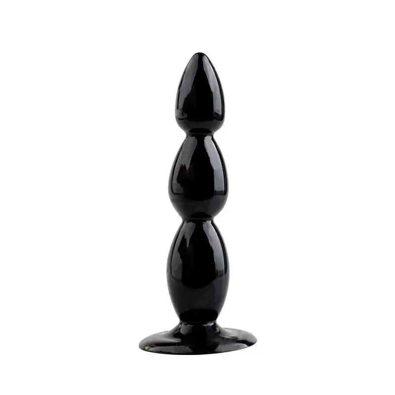 1PC Butt Plug Dildo Butt Prostate Massage Unisex Sexy Stopper TPE Anal Plugs Beads Adult Sex Toy for Men Women Adult Games