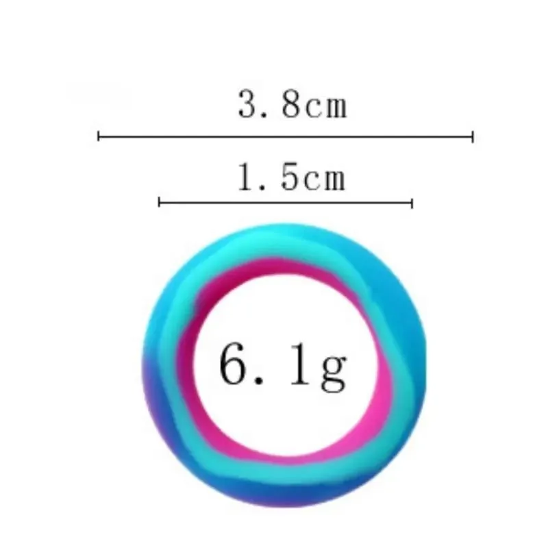 S/M/L Penis Cock Ring Sex Toys For Men Delay Ejaculation Erection Scrotum Semen Lock Binding High Elasticity Time Lasting ring — image 9