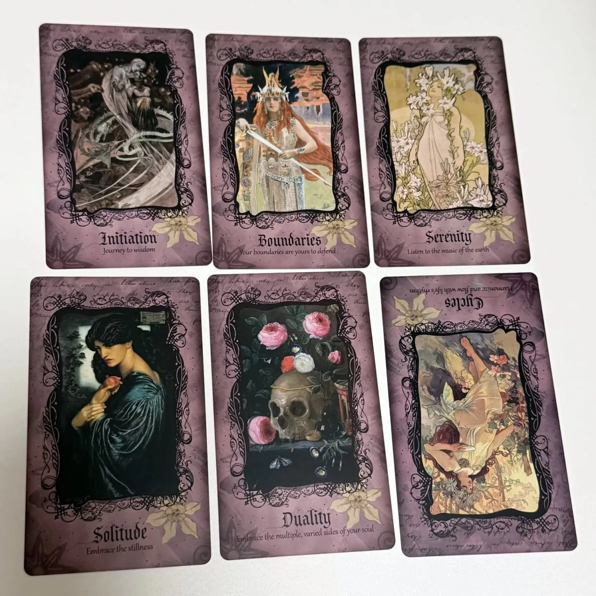 12*7cm Persephone Oracle Cards English 22 Pcs Shadow Work Goddess Deck Fortune Telling Toys — image 4