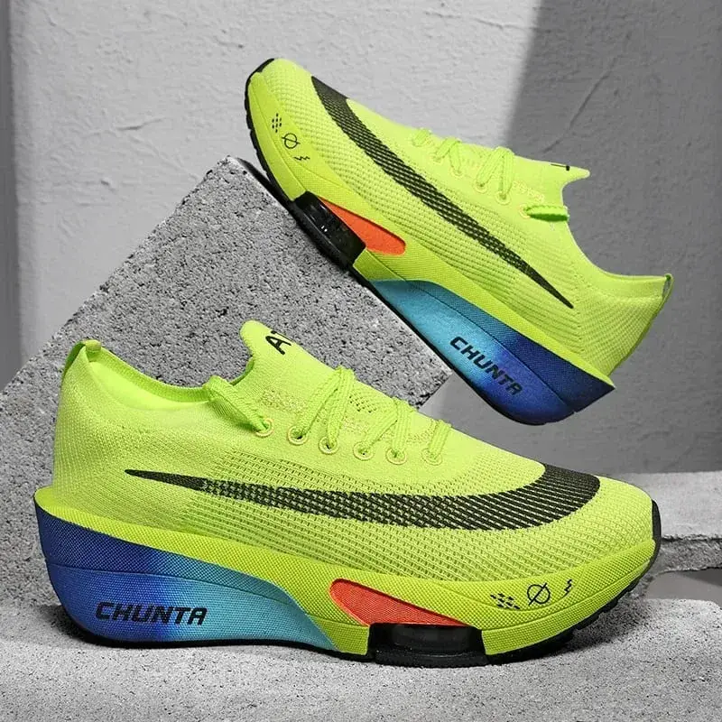 Air Cushion Running Shoes Marathon Speciality Men Sports Breathable Lightweight Women's Comfortable Athletic Nonskid Sneakers