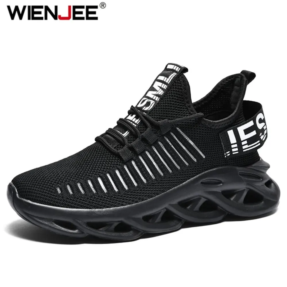Mens Athletic Sneakers Lightweight Breathable Gym Shoes Non Slip Walking Shoes Comfortable Sports Shoes For Men Training — image 2
