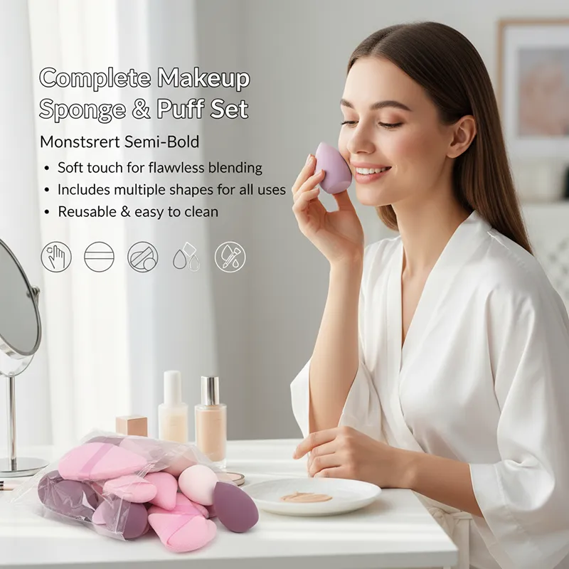 14Pcs Women's Makeup Sponge Set Cosmetic Blender Beauty Egg Foundation Puff Powder Puffs Make up Accessories for Beauty Tools — image 5