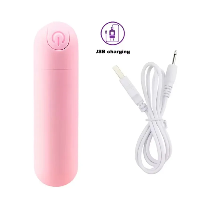 Mini Bullet Women Vibrator Powerful Vibrating G-Spot Vagina Stimulator Strong Shock Dildo Clitoris Massager Sex Toys for Women — image 8