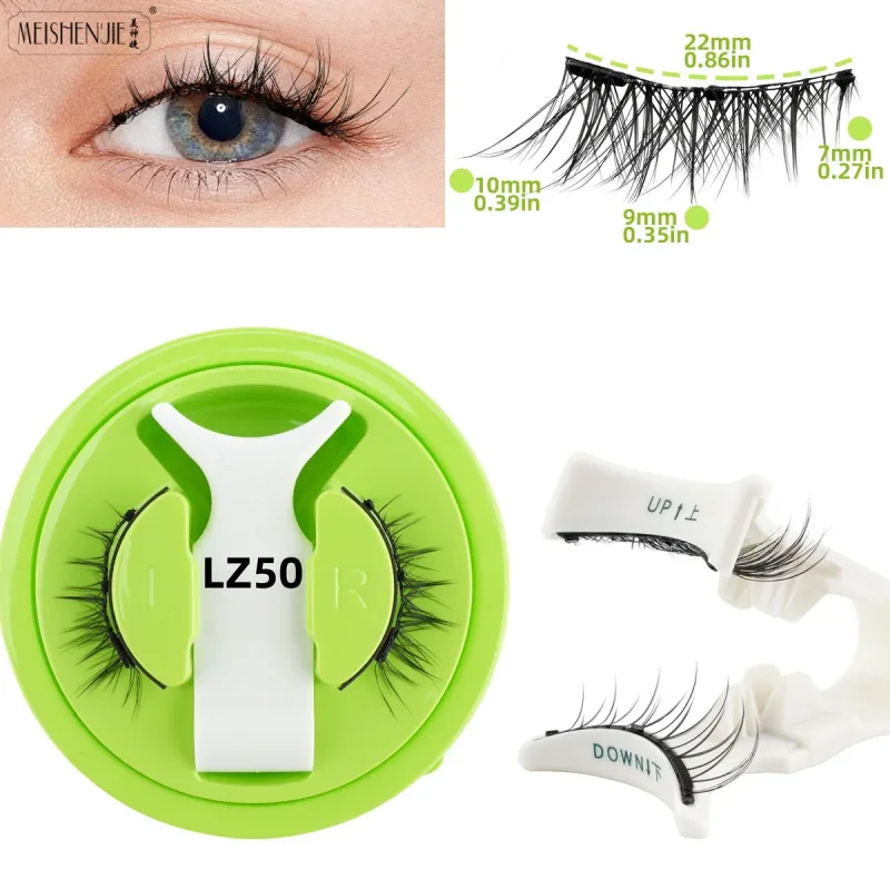 1/3 Pairs Magnetic Eye Lashes Handmade Eyelashes Soft Reusable Magnetic Lashes Natural Look 3D False Lashes Makeup Tweezers Set