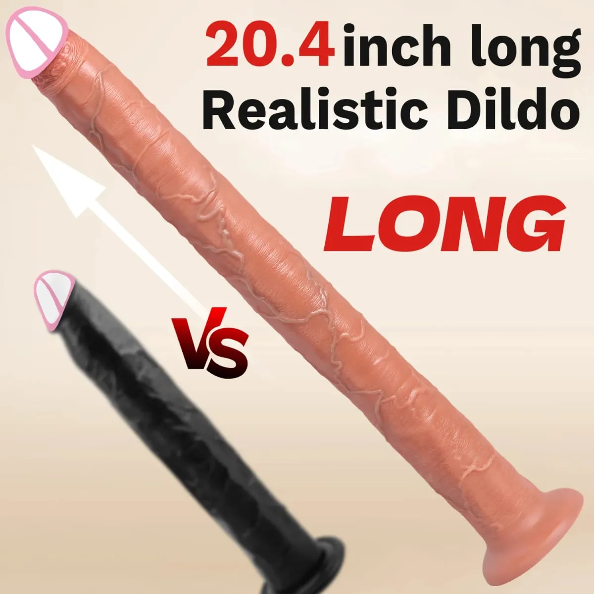 Super Long Dildo Artificial Silicone Penis Adult Sex Toys Realistic Skin Texture Dildos For Woman Men Vagina Anal Masturbation — image 2