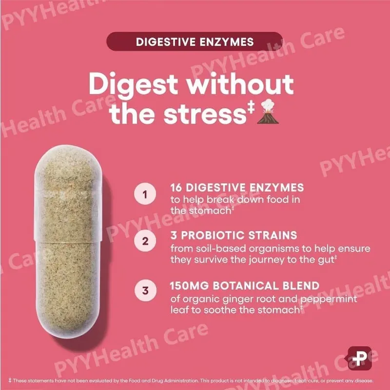 Probiotic Capsules Multi-Strain Probiotic with Organic Prebiotics Daily Digestive Health Supplement — image 3