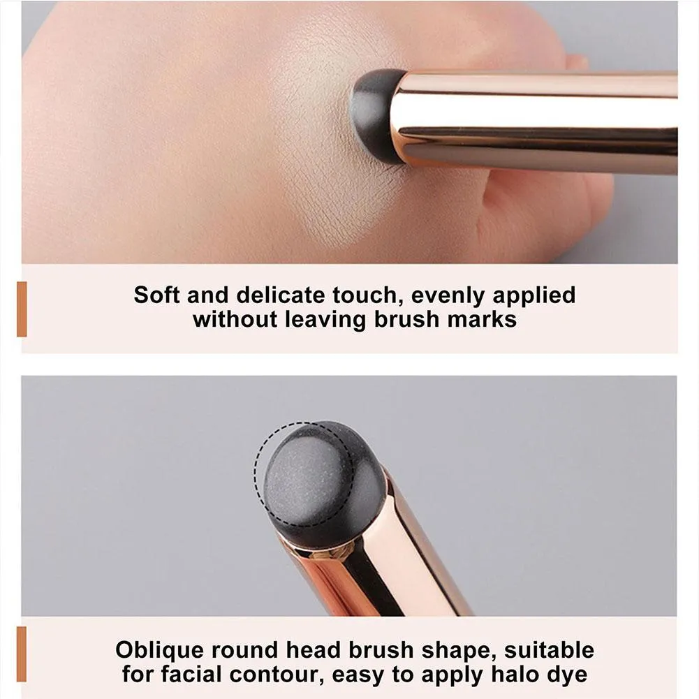 Silicone Lip Brush With Cover Cap Lid Concealer Brush Lipstick & Lip Balm Applicator Soft Lipstick Makeup Brushes Round Head — image 4
