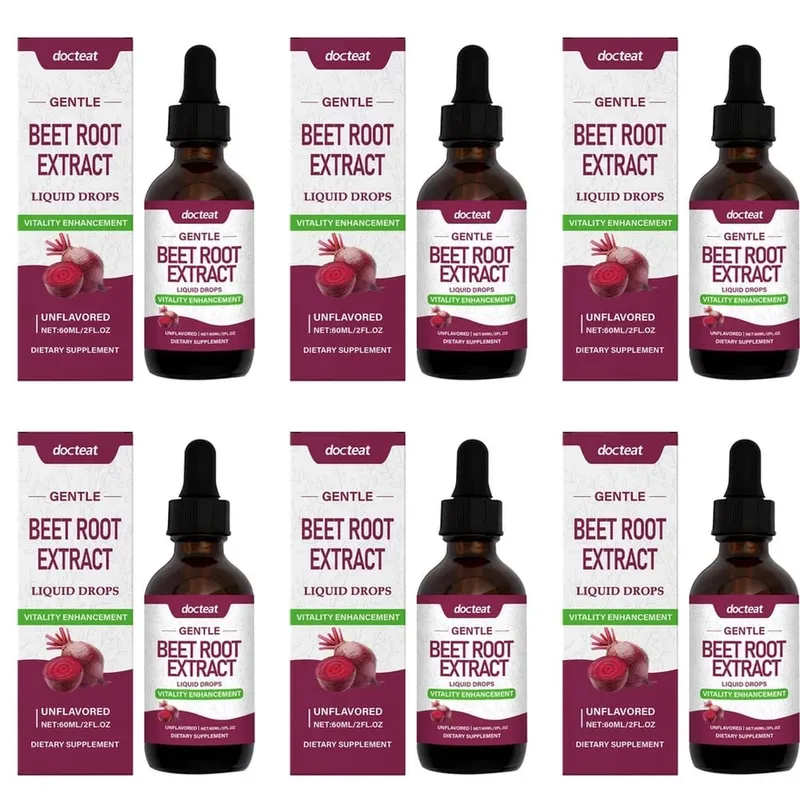 Docteat Beet Root Extract Liquid Drops Unflavored Supports Cardiovascular Health Supports Physical Activity Performance 60 ML — image 11