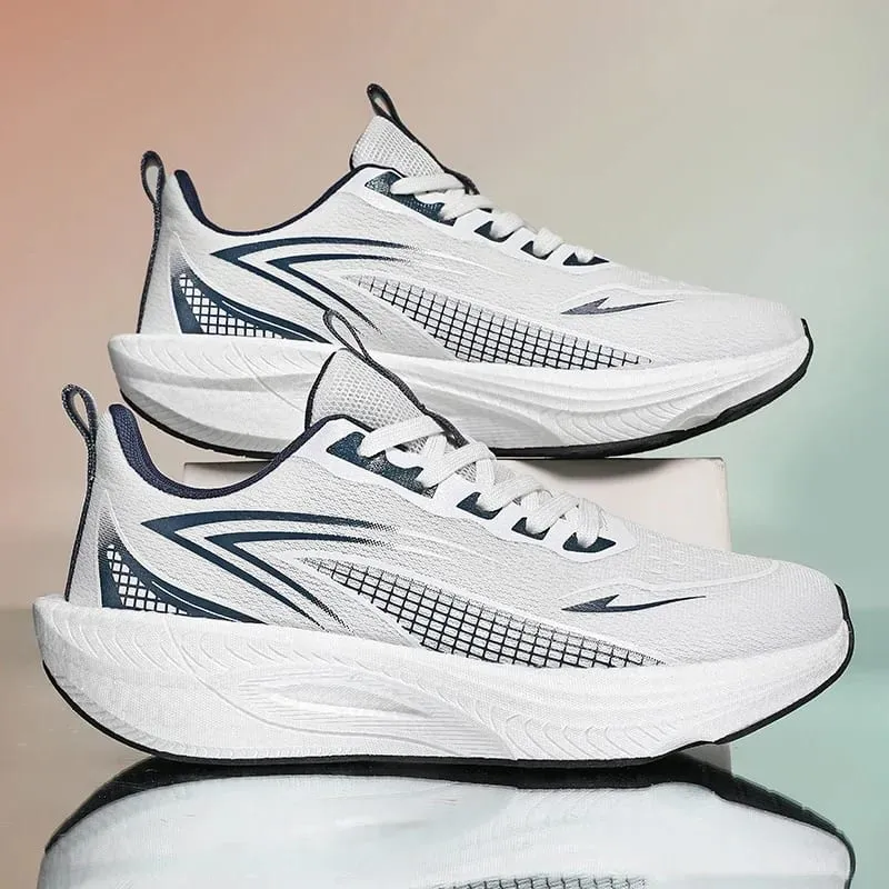 Carbon Plate Marathon Running Shoes Men Air Cushion Breathable Lightweight Shock Absorbing Non Slip Athletic Sneakers — image 8
