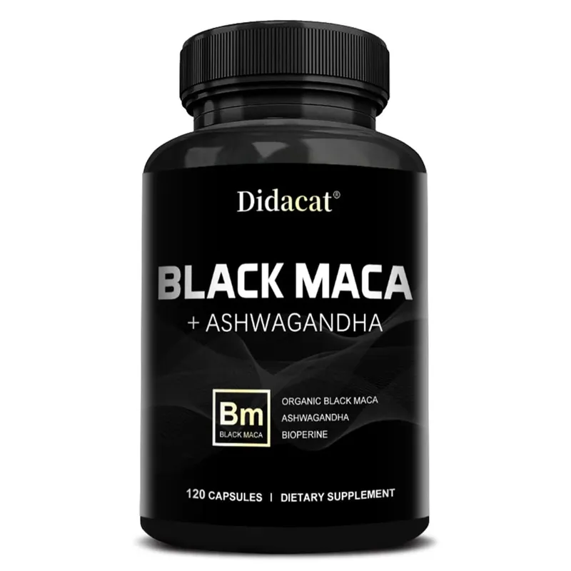 Organic Black Maca + Ashwagandha - High-concentration Black Maca Capsules for Men Supporting Strength Endurance and Vitality — image 9