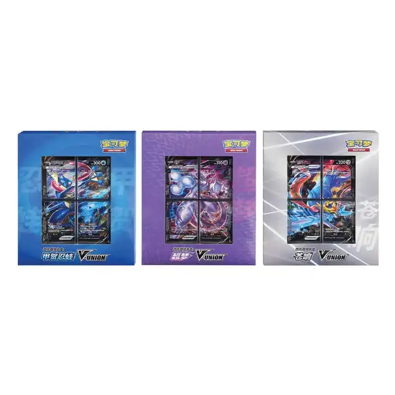 In Stock Genuine 100% Original Pokemon Ptcg Card Quartet Coupling V-Union Gift Boxes Pikachu Big Gather Moru Baker Mew-Two Ptcg — image 2